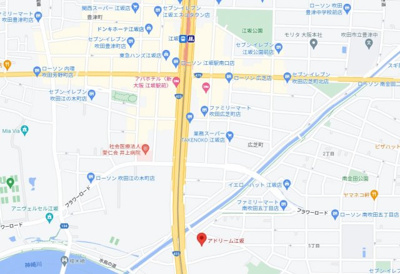 【地図】 | アドリーム江坂