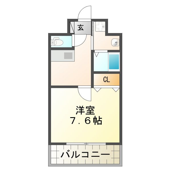 クロノス37九品寺の間取り