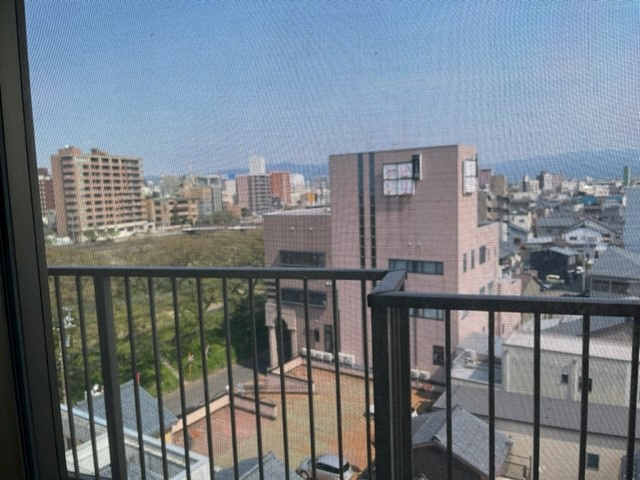 ロアールつくもの展望|東側窓からの風景。