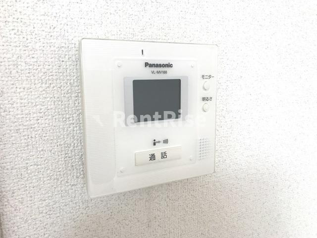 ラッキーズハイツのセキュリティ|モニター付インターホン