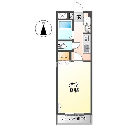 ラッキーズハイツの間取り|間取図