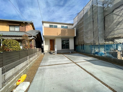 【前面道路含む現地写真】 | 守山区川北町2期1棟　1号棟＜仲介手数料無料＞白沢小・守山北中　新築一戸建て | 〈内覧予約キャンペーン実施中！〉マックスバリュde住まい相談までご連絡下さい。