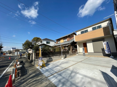 【外観】 | 守山区川北町2期1棟　1号棟＜仲介手数料無料＞白沢小・守山北中　新築一戸建て | 〈内覧予約キャンペーン実施中！〉マックスバリュde住まい相談までご連絡下さい。