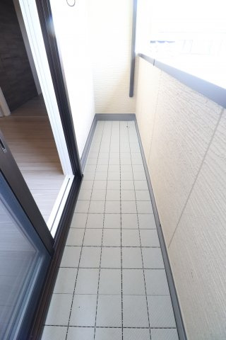 彩光館のバルコニー