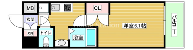 【間取り】 | ジュネーゼ梅田北プラウディア