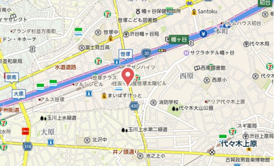 【地図】 | コンソラトゥール笹塚Ⅱ