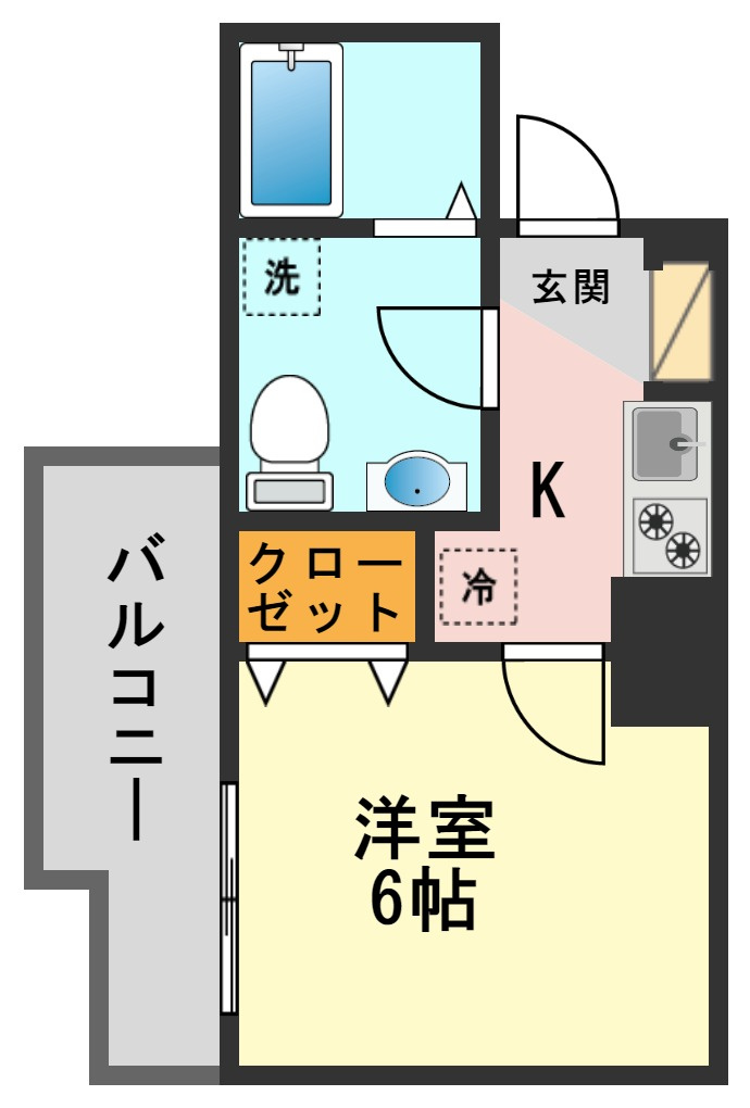クレヴィスタ新小岩の間取り