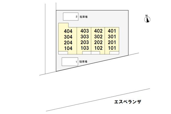エスペランザの駐車場|駐車場