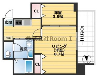 【間取り】 | ヴィラ・セレーノ玉造本町（旧ルネフラッツ玉造本町