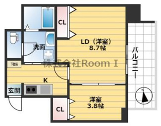 【間取り】 | ヴィラ・セレーノ玉造本町（旧ルネフラッツ玉造本町