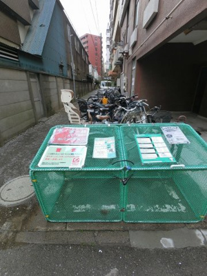 【その他共用部分】 | 朝日ヶ丘ニュースカイマンション | ゴミ置場です。