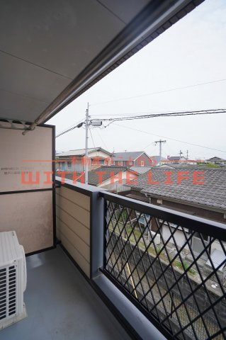 ピースフルV-Ⅰ【キャッシュバック対象物件】のバルコニー|バルコニー付きです