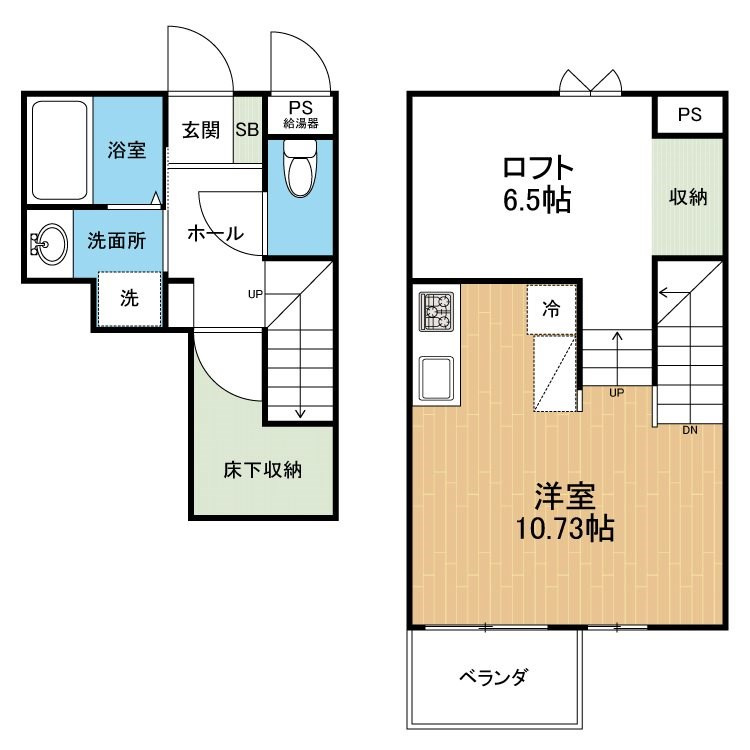 グランツ壺川の間取り