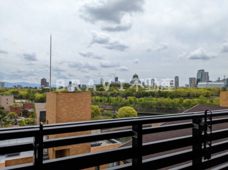 アプリーレ大阪城北 BRAVI不動産の展望|【BRAVE大阪城北】大阪城が眺められます