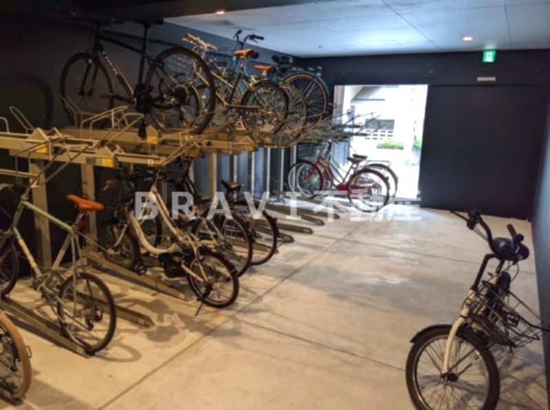 アプリーレ大阪城北 BRAVI不動産のその他共用部分|【BRAVE大阪城北】駐輪場