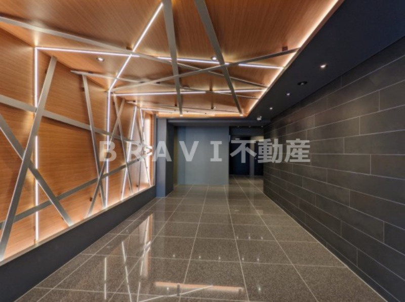 アプリーレ大阪城北 BRAVI不動産のロビー|【BRAVE大阪城北】おしゃれなロビーです