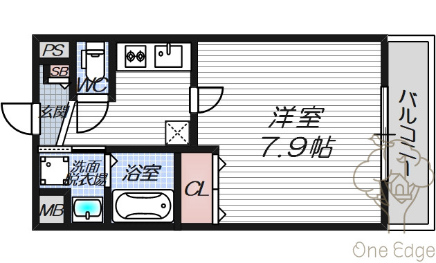 grace108の間取り
