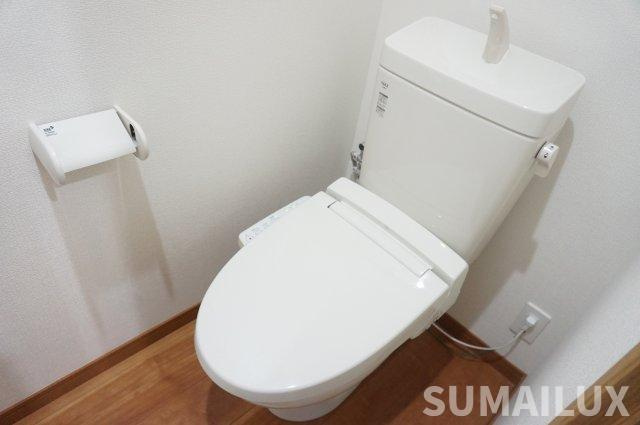 熊本市北区清水東町の賃貸マンションのトイレ