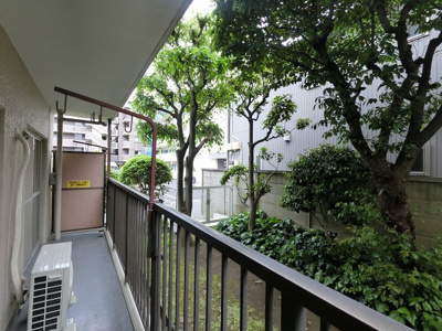 【展望】 | メゾン矢向 | １階部分からの眺望です。