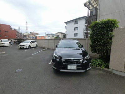 【駐車場】 | メゾン矢向 | 平置き駐車場です。