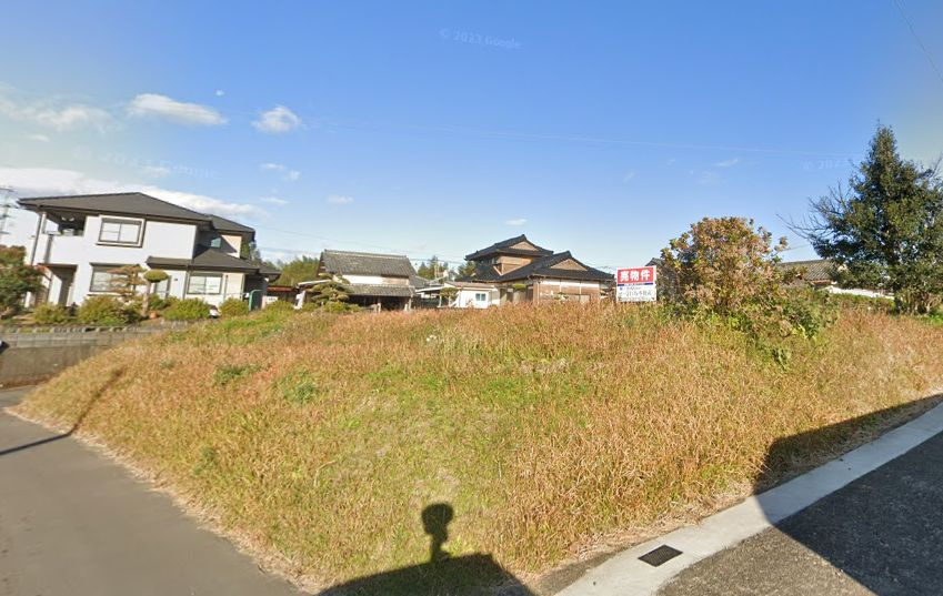 都城市下水流町の売地の外観