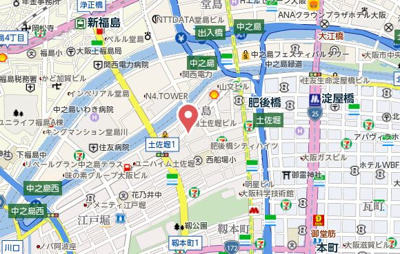 【地図】 | ダイドーメゾン大阪・中之島