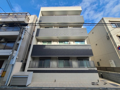 【外観】 | 淡路松本レジデンス | シンプルなデザインの外観です