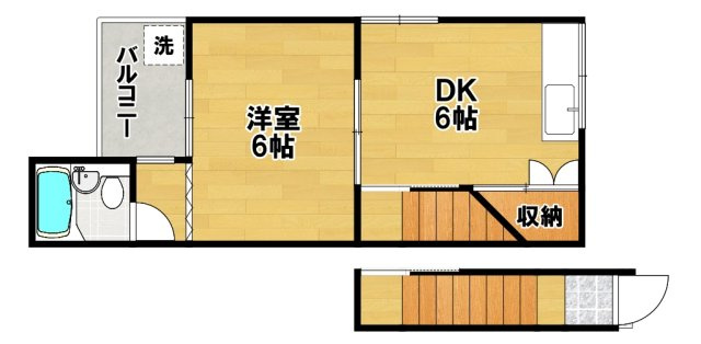 【間取り】 | ウッディハイツ高田