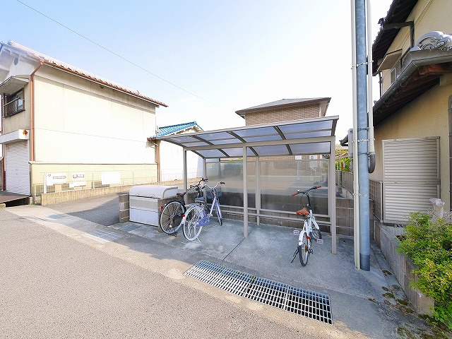 セジュールときわのその他共用部分|共用の駐輪場です