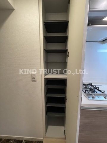 レジュールアッシュ梅田NEXの収納|ちょっとした収納スペースも充実しています