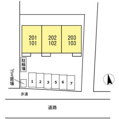 【区画図】 | メゾンソレイユ