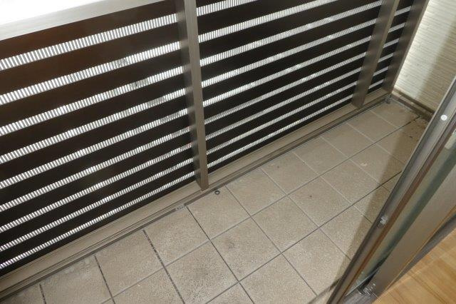 アーテム酒津のバルコニー