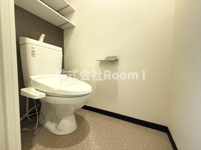 【トイレ】 | レジディア堺筋本町 | ゆったりとした空間のトイレです