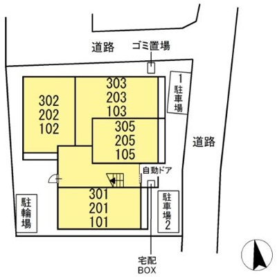 【区画図】 | D-room柏6丁目