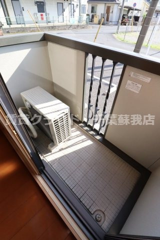 プレジールⅠのバルコニー|陽当たり良好なバルコニーです♪