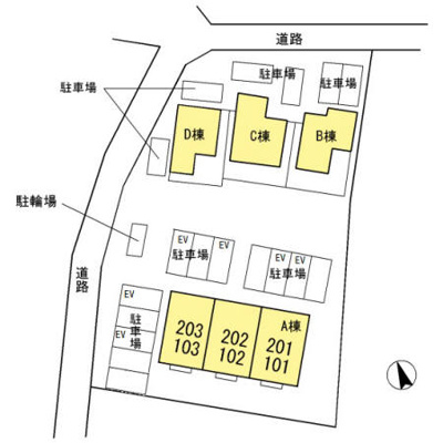 【区画図】 | アルピニアA棟