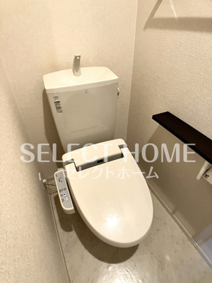 【トイレ】 | アルピニアA棟 | 清潔感のあるトイレです