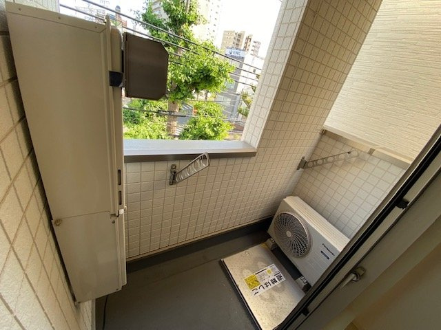 グランメール原田通のバルコニー