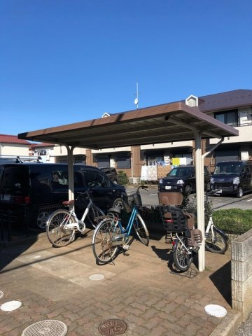 船橋市飯山満町２丁目のアパートの設備|駐輪場