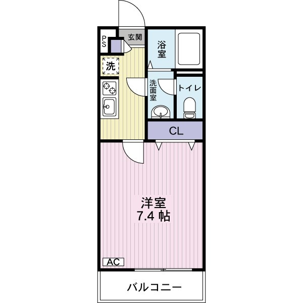 7.4帖の広めのお部屋です★