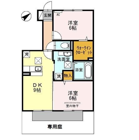 【間取り】 | D-room パストラーレⅠ