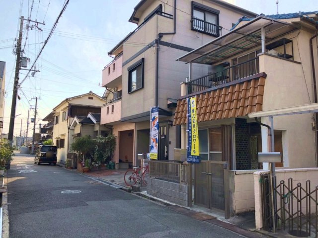 泉大津市東助松町2丁目　土地の前面道路含む現地写真