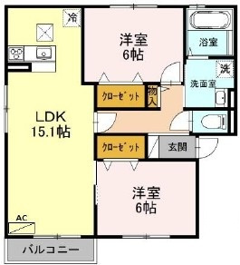 【間取り】 | エトワールＭ　Ａ棟
