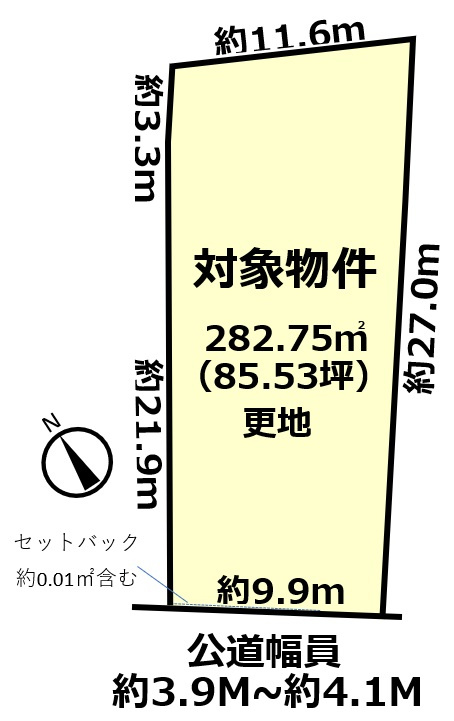 安城市赤松町北畑　土地の画像