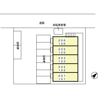 【区画図】 | ボン・ヴォヤージュ　Ｃ