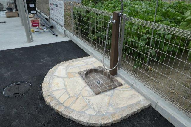 倉敷市上東のアパートのその他共用部分|ペット用足洗い場