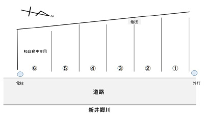 【区画図】 | 三軒屋貸駐車場