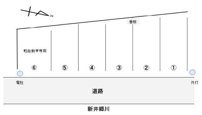 【区画図】 | 三軒屋貸駐車場