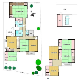 【間取り】 | 川西市鼓が滝１丁目中古戸建 | 室内広々８LDKの間取りです♪お好きなリフォームが楽しめます！！