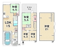 京都市右京区梅津　中古戸建の画像